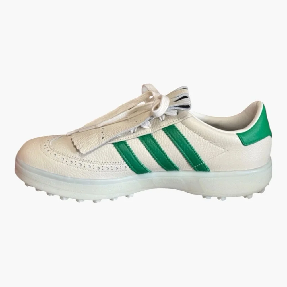 Mens Adidas Coursecup SL Sz8M Spikeless Golf Shoes Chalk White/Green IH8436 NEW